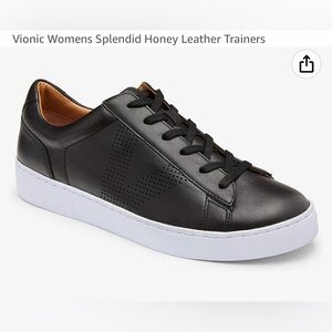 Vionic Splendid Honey Leather Sneakers